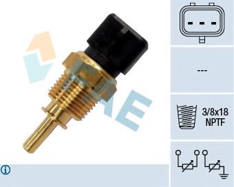 Термодатчик охолоджуючої рідини FAE 33355 ціна, від 5.63 USD