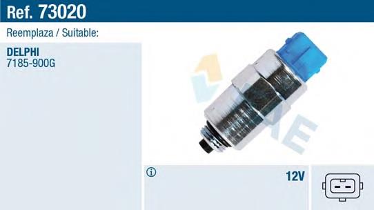 Клапан ПНВТ (дизель-стоп) ENT220030 Engitech