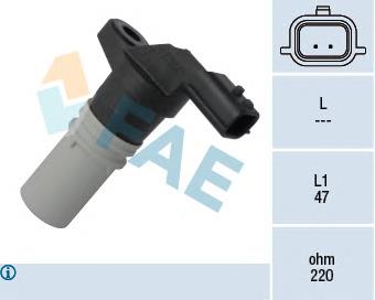 Датчик обертів колінвалу FAE 79317 ціна, від 15.31 USD