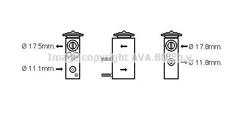 Клапан TRV, кондиціонера Denso DVE21006 ціна, від 28.60 USD