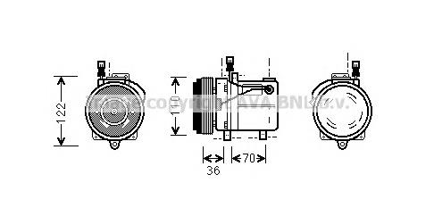 Насос кондиціонера BMW 64528385715