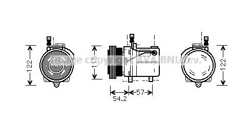 Компресор кондиціонера KTT090274 Thermotec