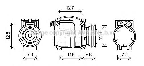 Насос кондиціонера BMW 64528391695