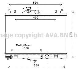 Радіатор основний AVA DN2375 ціна, від 74.33 USD