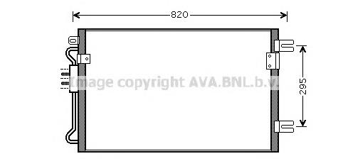 Конденсатор кондиціонера Chrysler 05142490AA ціна, від 110.93 USD
