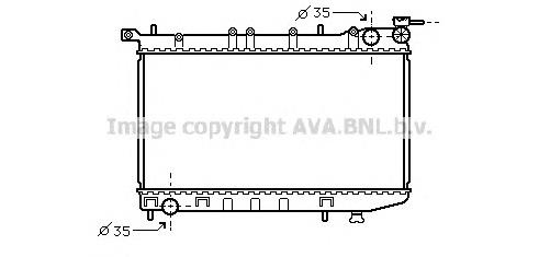 Купити DN2174 AVA Радіатор двигуна