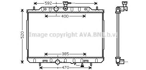 Радіатор основний AVA DN2291 ціна, від 100.32 USD