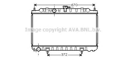 Купити DN2245 AVA Радіатор двигуна