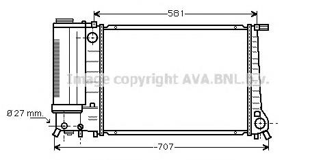 Радіатор BW2163 AVA
