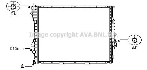 Купити BWA2276 AVA Радіатор двигуна