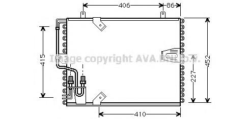 Купити BW5183 AVA Радіатор системи охолодження кондиціонера