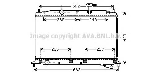 Радіатор HY2188 AVA