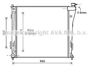 Радіатор охолодження AVA HY2305