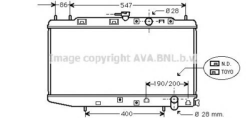 Радіатор основний AVA HD2047 ціна, від 84.04 USD