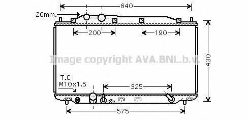 Радіатор основний AVA HD2192 ціна, від 99.99 USD