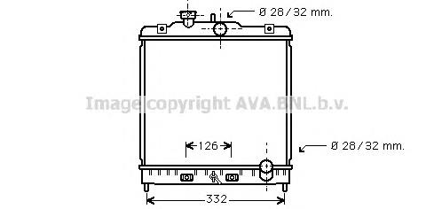 Радіатор основний AVA HD2120 ціна, від 48.92 USD
