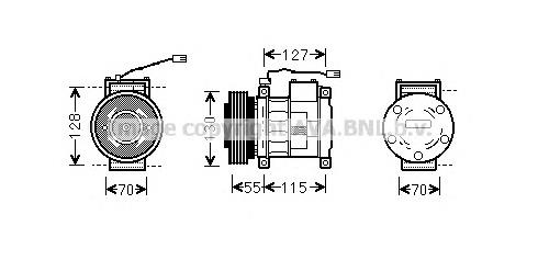 Купити 55037360AB Chrysler Компресор кліматичної установки