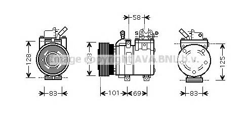 Насос кондиціонера Lucas ACP580