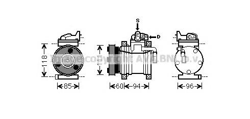 Купити ACP871 Lucas Компресор кліматичної установки