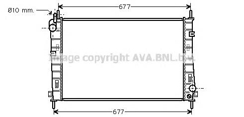 Радіатор основний AVA FDA2335 ціна, від 73.07 USD