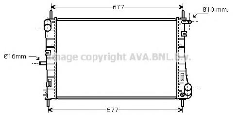 Радіатор FDA2338 AVA