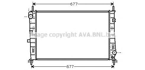 Радіатор основний AVA FDA2165 ціна, від 59.19 USD