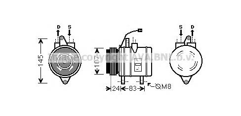Купити 95485075 General Motors Компресор кліматичної установки