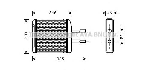 Купити DW6059 AVA Теплообмінник