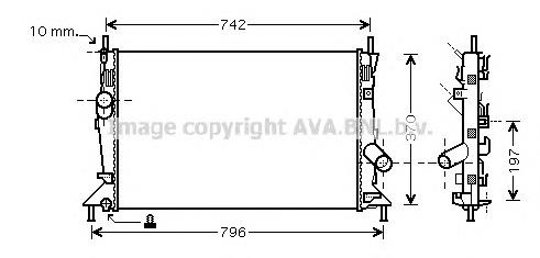 Радіатор FD2370 AVA