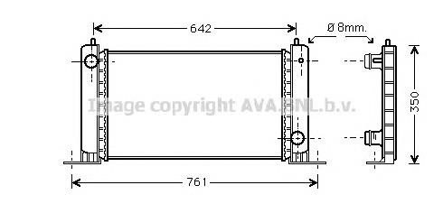 Купити 46799894 Fiat/Alfa/Lancia Радіатор двигуна