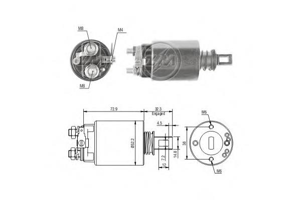 Купити SS2005 AS/Auto Storm Втягуюче реле стартера