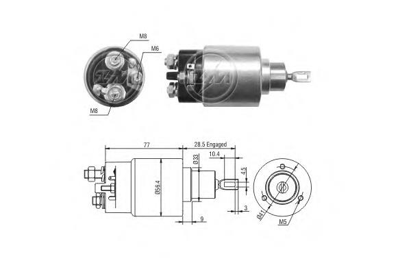 Втягуюче стартера ERA ZM6973