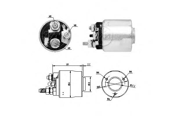 ZM6495 ZM Тягове реле стартера