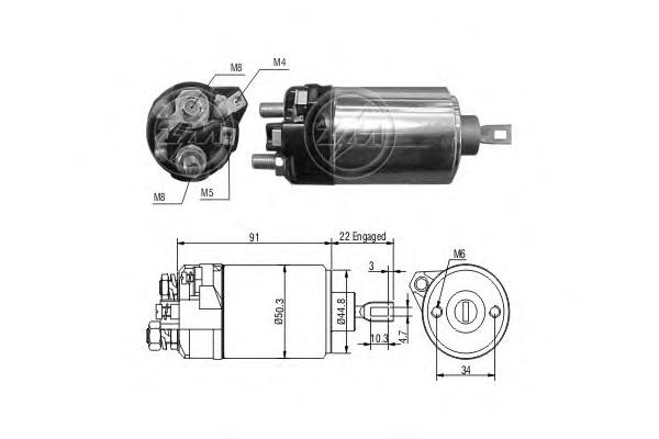 Контактор Bosch 0331302050 ціна, від 19.28 USD