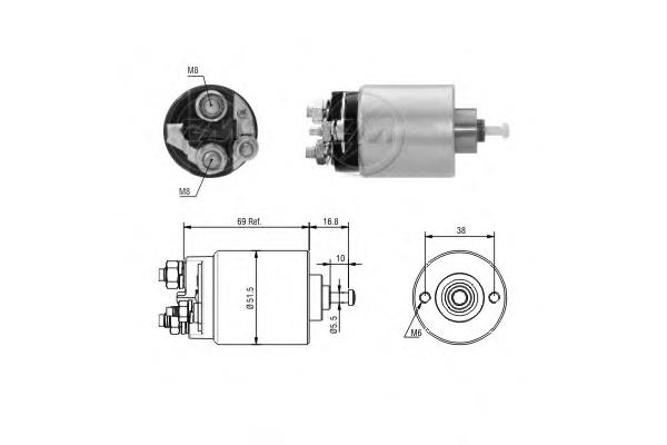 Контактор ERA ZM961 ціна, від 24.27 USD