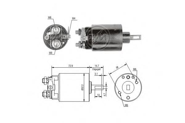 Втягуюче стартера ZM 685