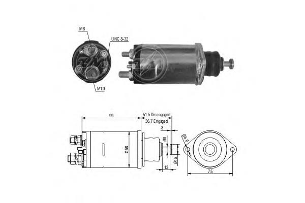 Контактор ERA ZM806 ціна, від 14.82 USD