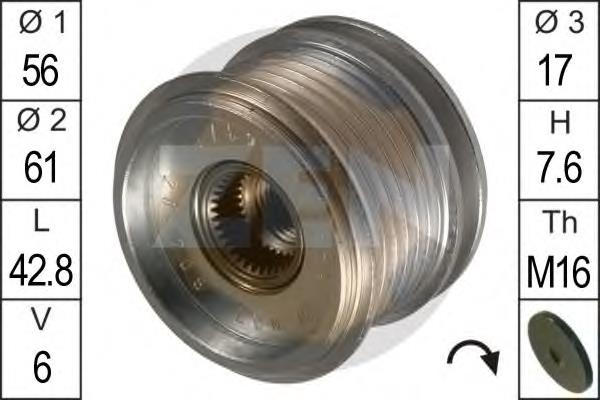 Шків генератора ZN5377 ERA