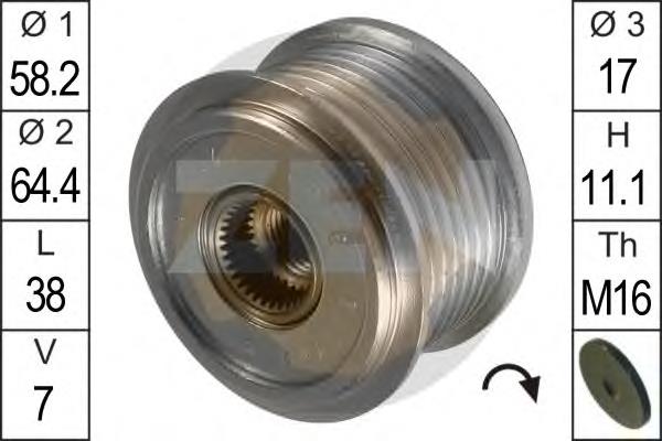 Купити ZN5452 ERA Шків генератора