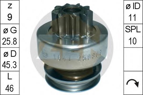 Бендикс стартера 6203157 Opel