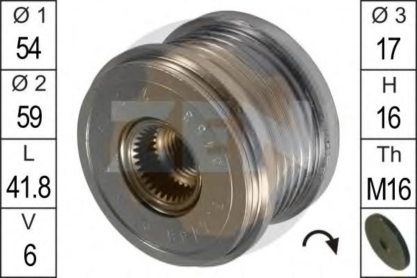 Інерційний шків ERA ZN5453 ціна, від 30.95 USD