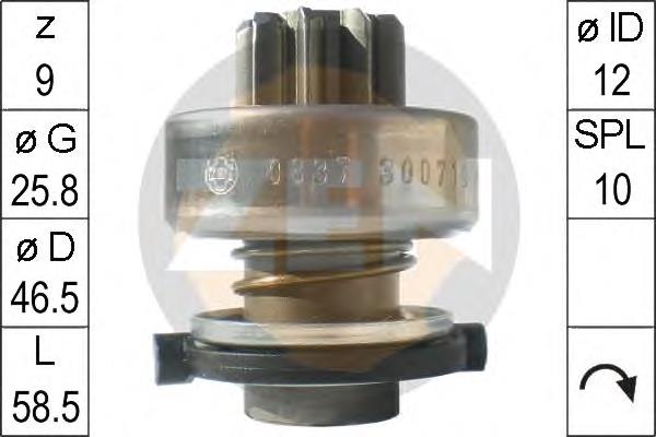 Купити ZN0837 ZEN Бендикс стартера