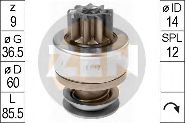 ZN1112 ERA Привід стартера бендикс