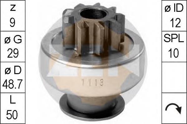 Бендикс стартера ZN1113 ERA