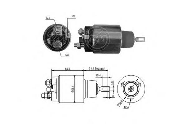 Втягуюче стартера Bosch 1986SE1731
