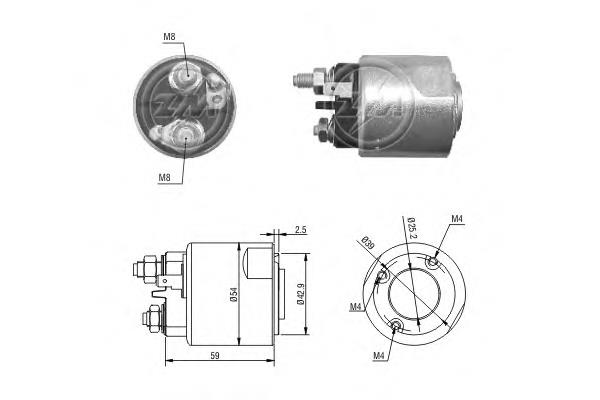 0685110SX Stellox Тягове реле стартера
