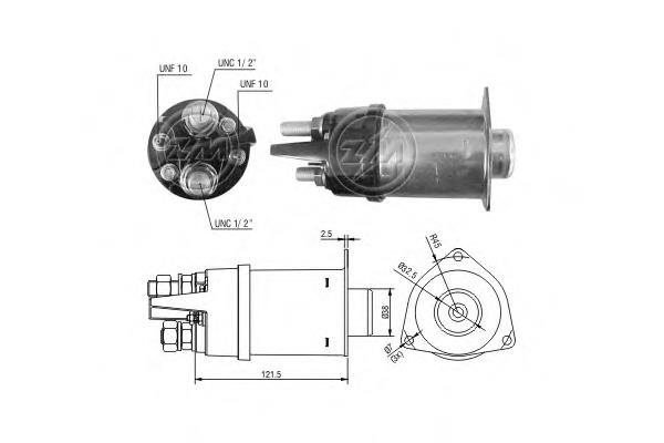 Реле втягує стартера ZM2456 ZM