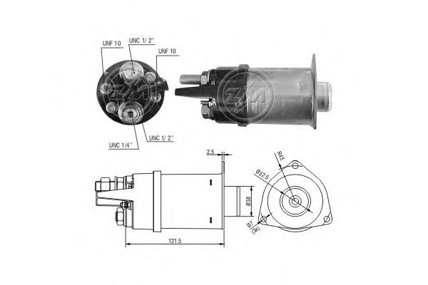 ZM2452 ERA Тягове реле стартера