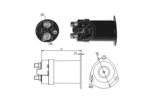 Контактор ERA ZM555 ціна, від 28.62 USD