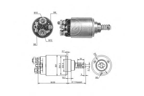 Контактор ERA ZM1639 ціна, від 34.72 USD